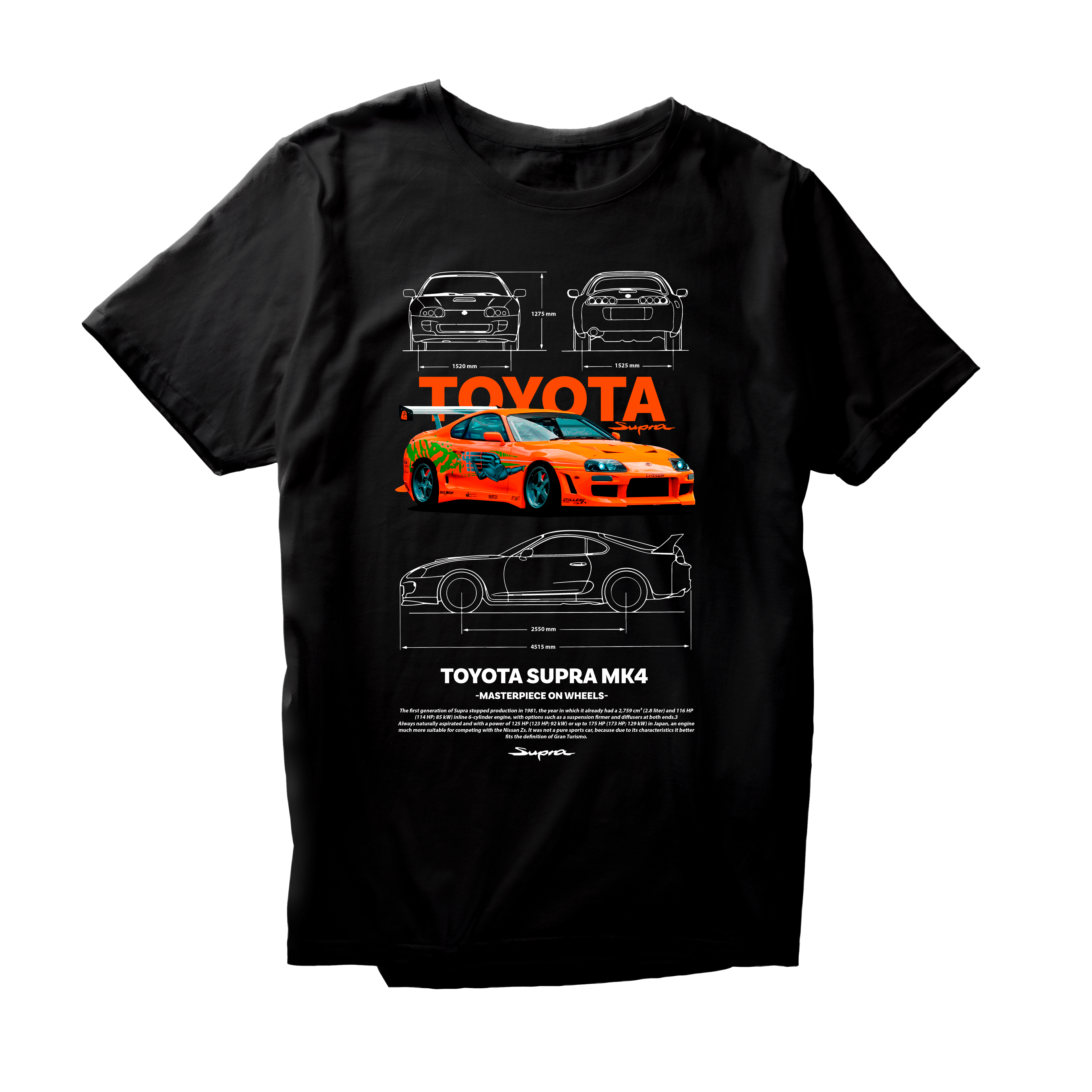 Alfaq SUPRA MK4 blanco T-Shirt